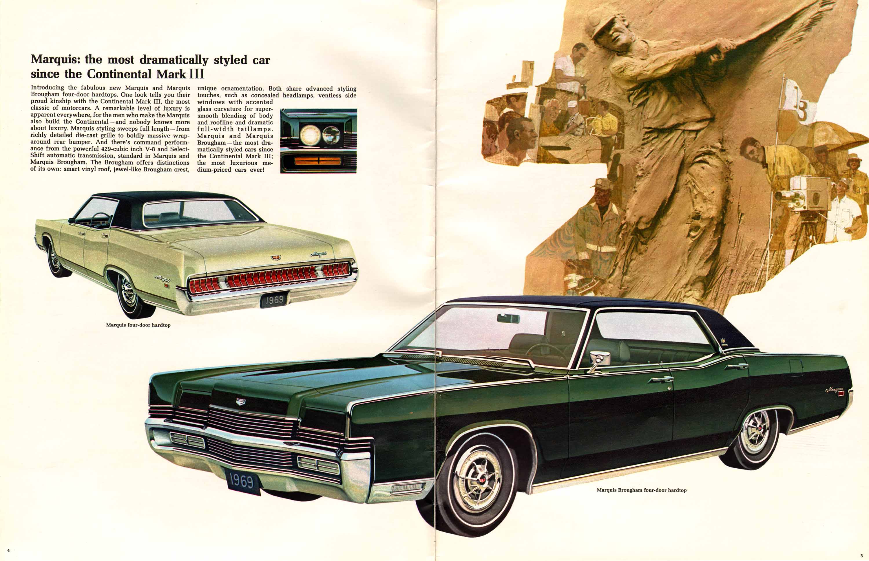 1969 Mercury Full Size Brochure Page 2